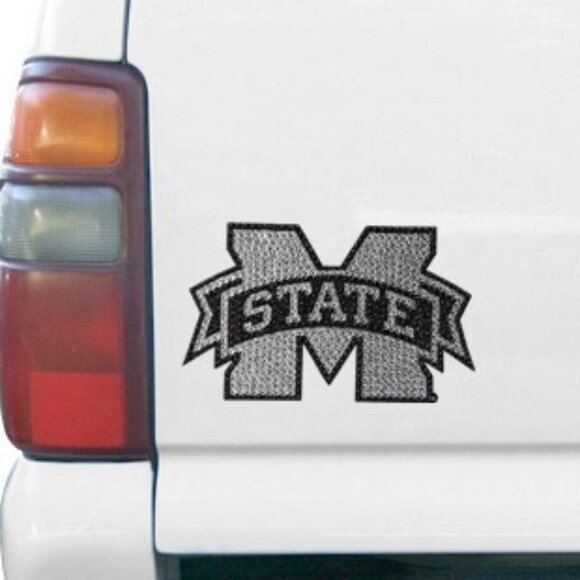 Mississippi State Bling Emblem Car Decal NWT - Picture 3 of 3